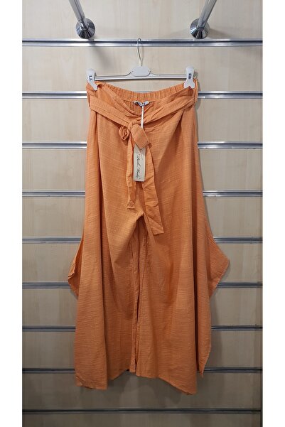 Park Moda Бавовняні штани з розрізом на штанині