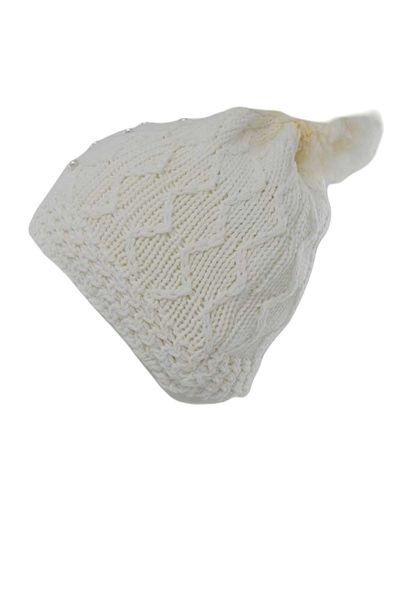 Kitti Girl's Pilling Resistant Inner Fleece Pearl Pompom Beret (K22140-02)
