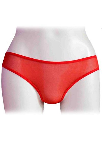 Helena Paris Women's Transparent Polka Dot Detailed Ribbon Plus Size Bato Panties (2774)