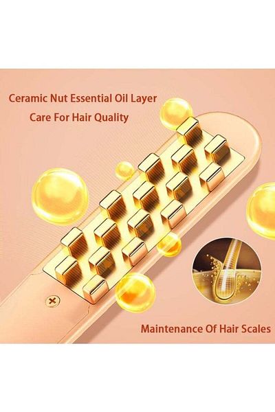 COOYA Ceramic Hair Crimper, Fluffy Corrugated Hair Curling Iron, Flat Iron Corn Perm Splint, Perm Styler