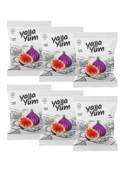 yallayum Set of 6 Packs Freeze Dried Fig - 6*15g