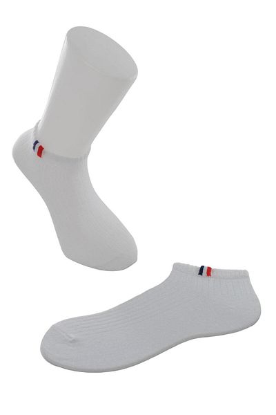 DoDe Flora Ανδρικές κάλτσες Derby Booties 3 τεμαχίων από βαμβακερές, εύκαμπτες και ανθεκτικές ρίγες Çega