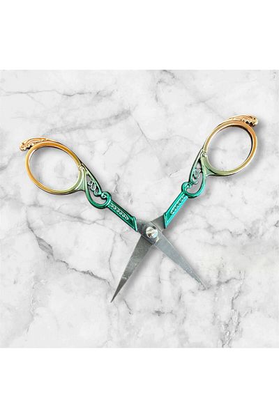 OZN AKSESUAR Green Rose - Special Day Ceremonial Scissors: Promise Engagement and Ribbon Opening