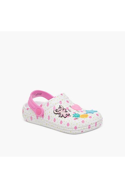 Disney Angel Applique Clogs with Back Strap