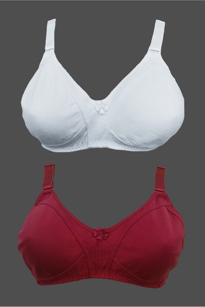 BEYAZTOPTAN Grudnjak od češljanog pamuka sa širokim naramenicama