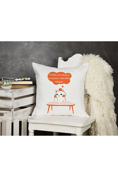 qoeuyl boutique As if We Were Vacuum Cleaners Printed Funny Gift Fiber Filled Satin Decorative Pillow