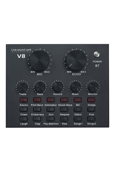 COOYA Intelligent Volume Adjustable Audio Mixer Sound Card