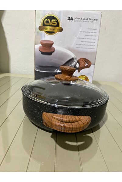 CVS 24 cm granit Basık Tencere