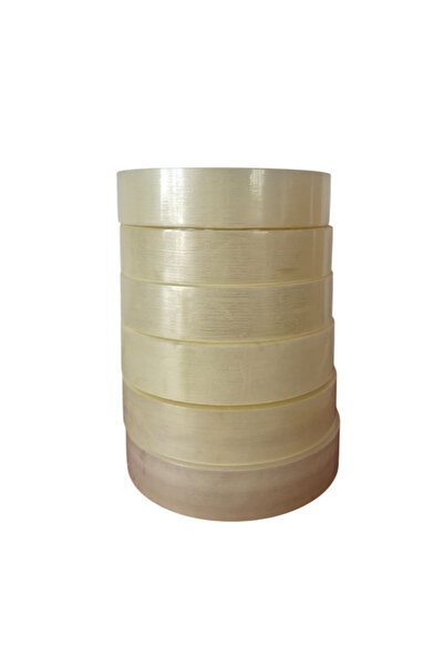 BasGönder 22mm x 100m Şeffaf Para Bandı / Ofis Bandı / Clear Band Tape