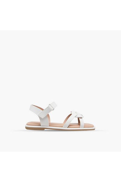 Flora Bella by Shoexpress Flora Bella Strap Detail Sandals with Hook and Loop Closure
