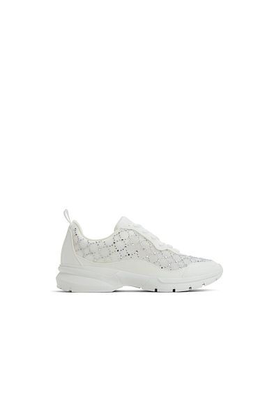Aldo White Embber Fashion Athletics For Womens