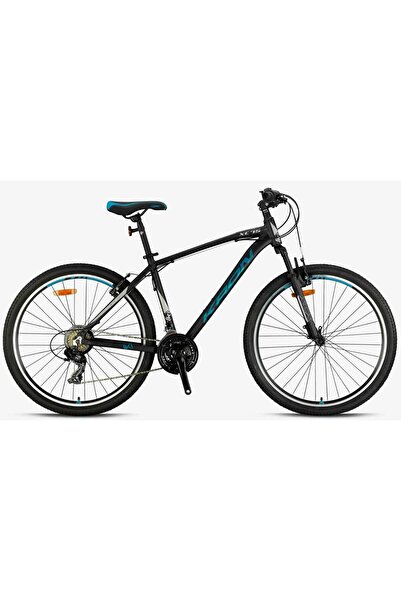 Kron Xc 75 26" Jant 14 Kadro 21 Vites V Fren Dağ Bisikleti Mat Siyah Turkuaz Bej