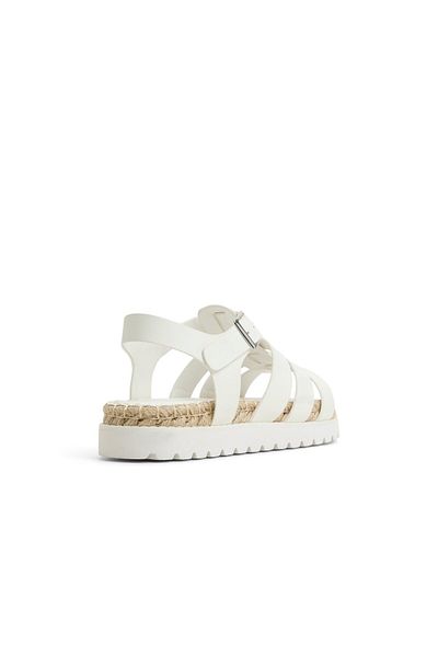 Call it Spring White Palmas Flat Sandals For Women
