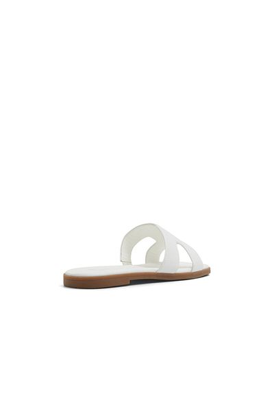 Call it Spring White Haylee Flat Sandals For Women