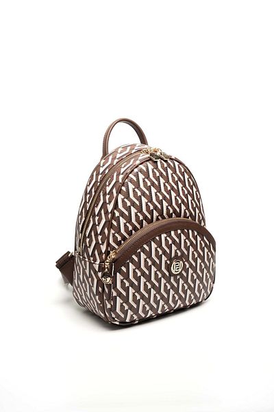 Silver Polo Γυναικείο σακίδιο πλάτης Silver & Polo Brown SP945