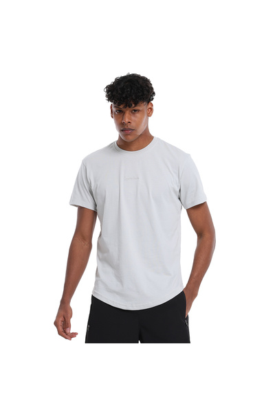 Sportive Ognian3 Erkek Gri Günlük Stil T-Shirt 25YE021-GRI