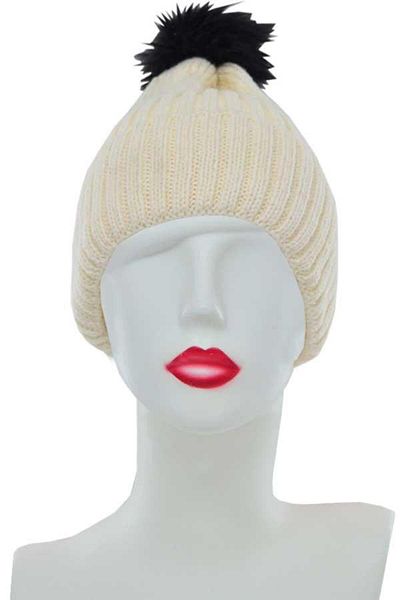 DoDe Flora Γυναικείο ζωηρό χρώμα Pompom Long Beret