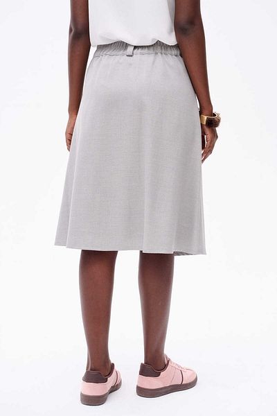 Blue Shadow Sylwi Skirt Light Grey