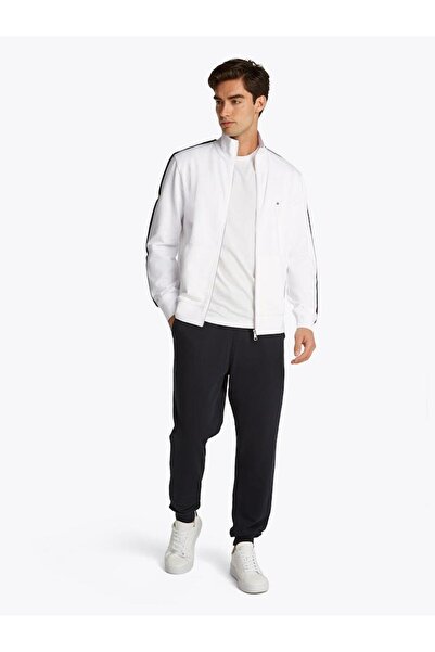 Tommy Hilfiger Erkek GLOBAL STRIPE STAND COLLAR Sweatshirts