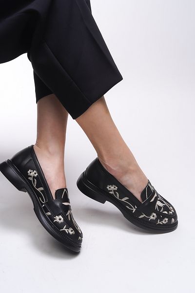 Riccon Safthaela Women's Loafer 0012452   Black