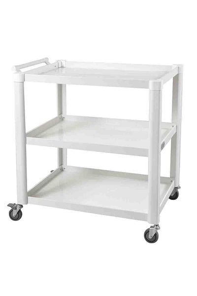 Generic 3-Tier Aluminum Multi-Purpose Wheeled Trolley