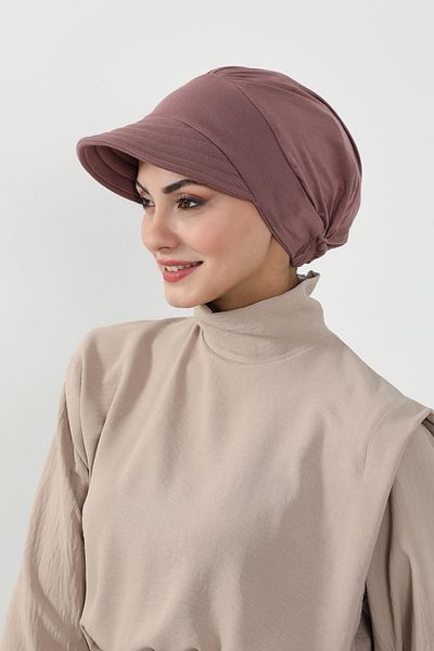 Aisha's Design قبعة قطنية ممشطة مطبوعة على شكل عظمة - b-73