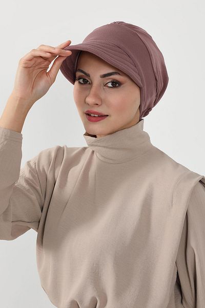 Aisha's Design قبعة قطنية ممشطة مطبوعة على شكل عظمة - b-73