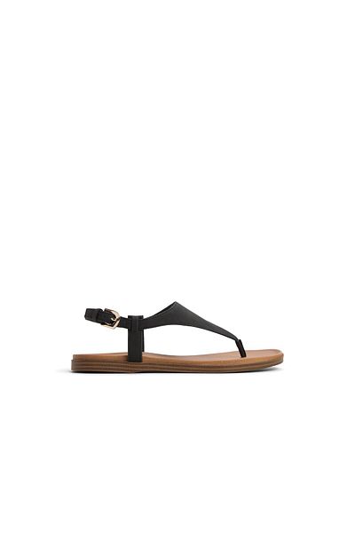 Call it Spring Black Tucson Flat Sandals For Women