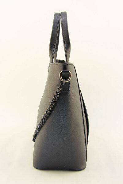 HNB Жіноча чорна сумка середнього розміру через плече