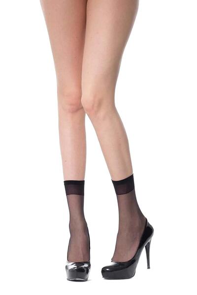 Müjde Șosete pentru femei, pachet de 3, subțiri, strălucitoare, cu vârf întăr...