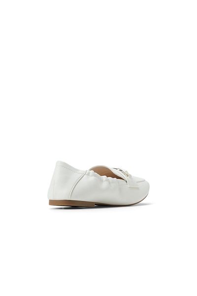 Aldo White Tiera Loafers For Womens