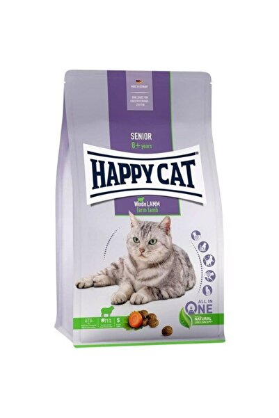 Happy Cat Weide Lamm Kuzulu Yaşlı Kedi Kuru Maması 4 Kg
