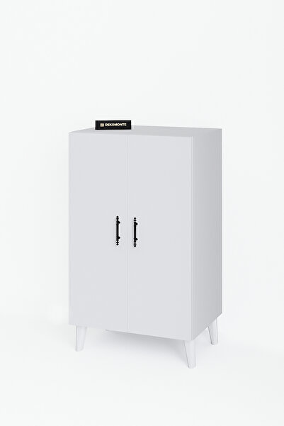Dekomonte Mutfak Rafı Kiler Banyo Balkon Ofis Dolabı - Beyaz