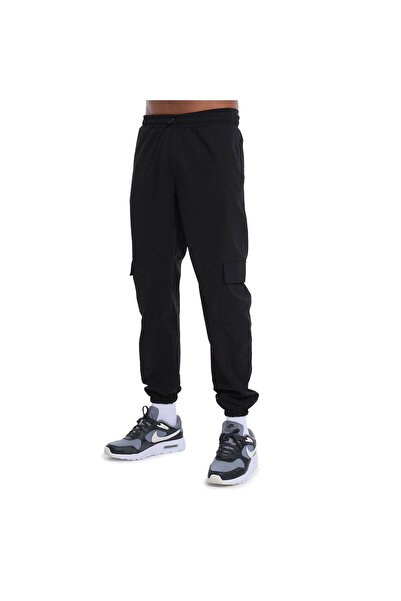 Sportive Nakijin Erkek Siyah Günlük Stil Eşofman Altı 25YE025-SYH