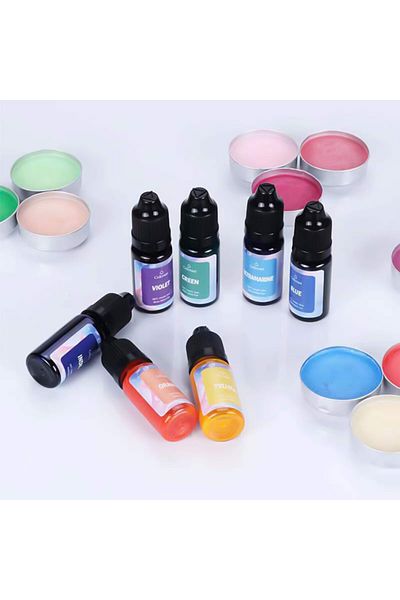 Generic Candle wax and soap art coloring set of 24 colors