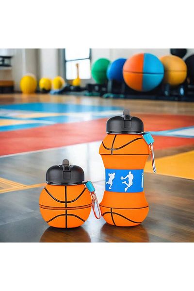 Vioma Aksesuar Leakproof Foldable Water Bottle with Ball Design (Bpa Free)
