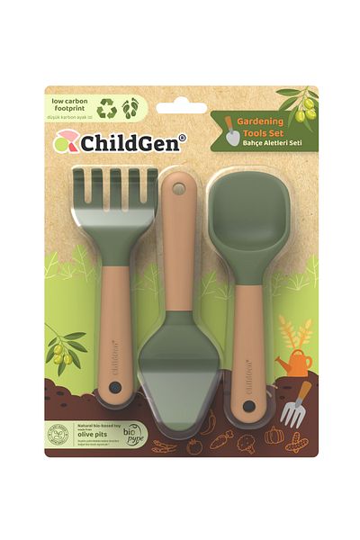 ChildGen Garden Tools Set (Tirmik-Shovel-Mala)