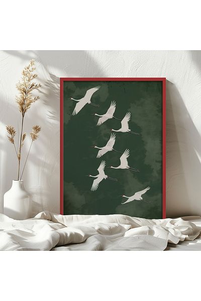 HOMEPACK Single Wooden Framed Painting One Piece Poster Painting Tk/1396