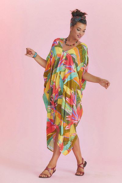 Los banditos Ethnic Patterned Backless Bohemian Summer Dress
