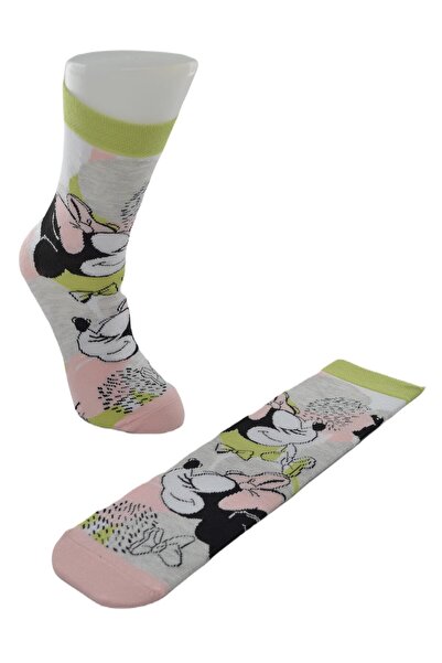 DoDe Flora Disnep ženske čarape sa crtanim likom Minnie Mouse Sa deznom Pamuk...