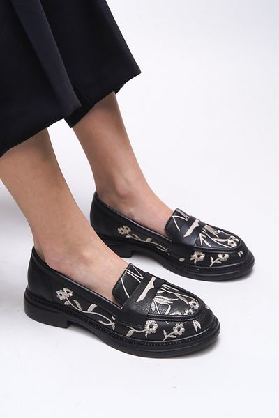 Riccon Safthaela Women's Loafer 0012452   Black