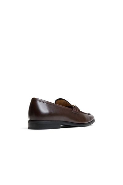 Aldo Dark Brown Marner Loafers For Mens