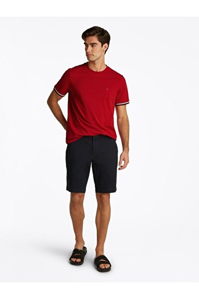 Tommy Hilfiger Men's Global Stripe Cuff Tee T-Shirt