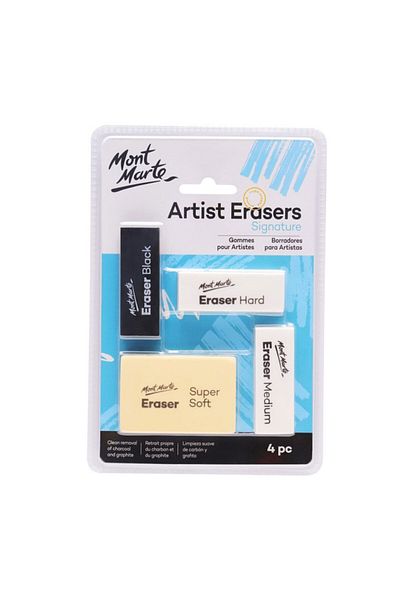 Mont Marte Artists eraser pack 4pc maxx0005