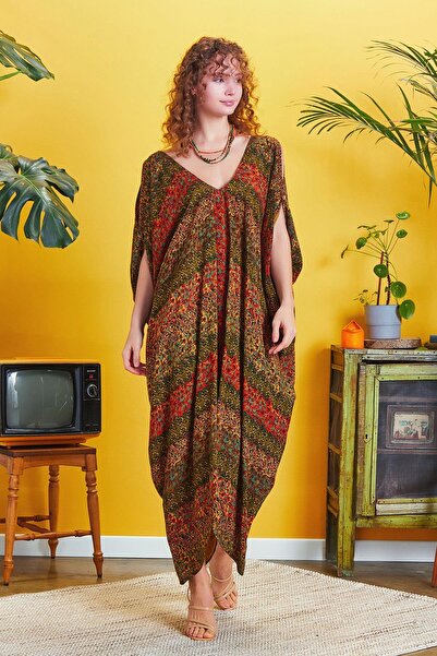 Los banditos Back Low-cut Long Dress
