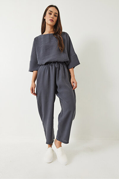 Bianco Lucci Γυναικεία μπλούζα με μισό μανίκι και ελαστική φαρδιά, 60283118   Ομάδα