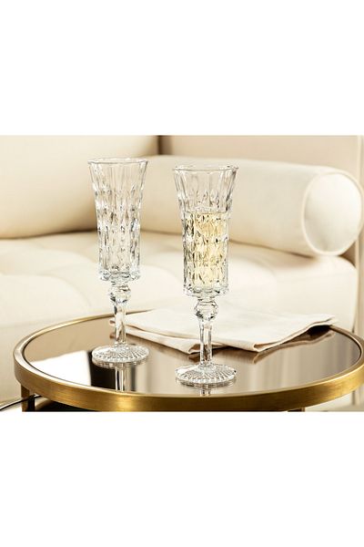 Madame Coco Stephanie Set mit 4 dünnen und hohen Gläsern