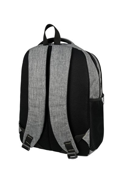 barberri Unisex Modern Faux Leather Detailed 3 Compartment School Backpack