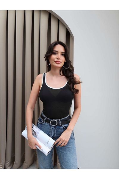 ESRAHELVACI Μπλουζάκι με μηδενικό μανίκι