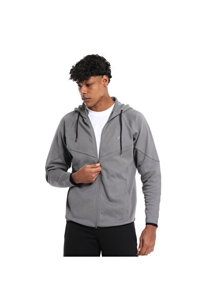 Sportive Asago Erkek Gri Koşu Eşofman Üstü 25YE004-ANT